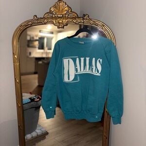 Teal Dallas Sweatshirt